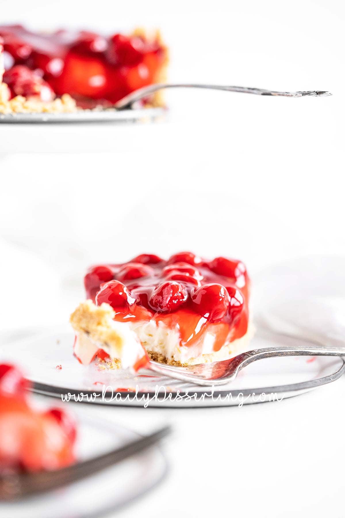 easy cherry cheesecake recipe