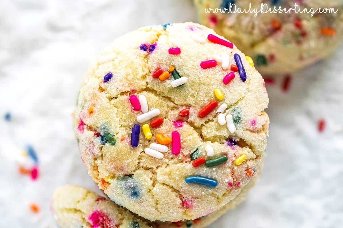 easy funfetti cookies recipe
