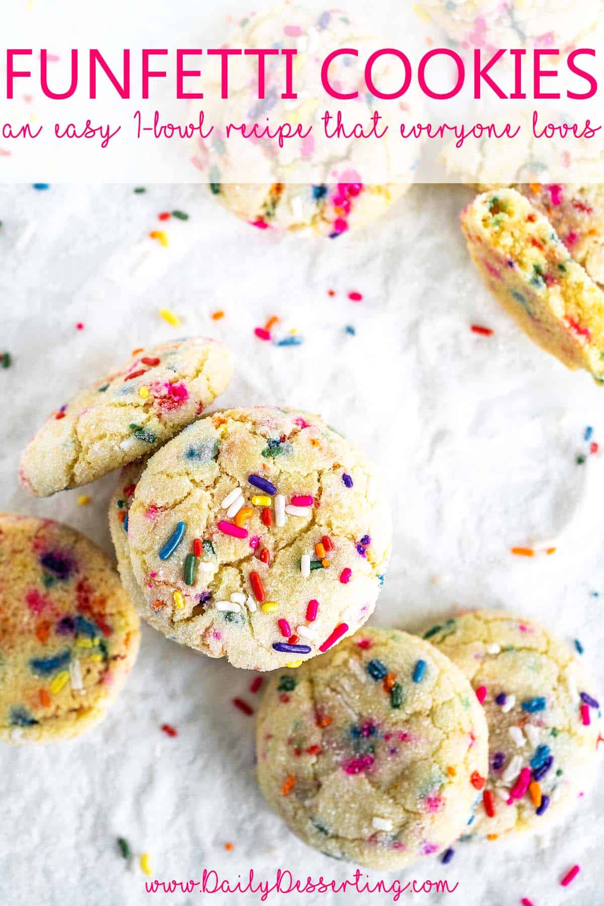 funfetti cookies recipe graphic