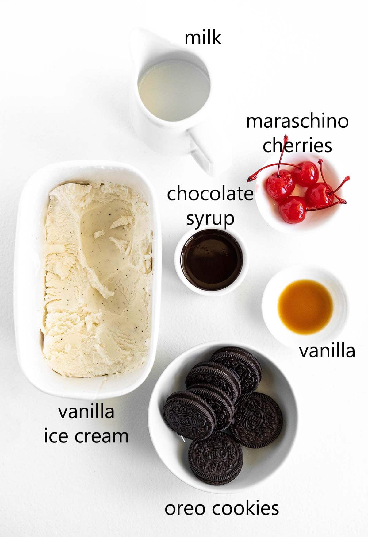 oreo milkshake ingredients