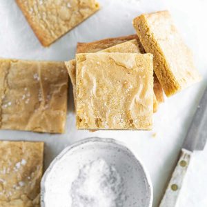 brown butter blondies feature image