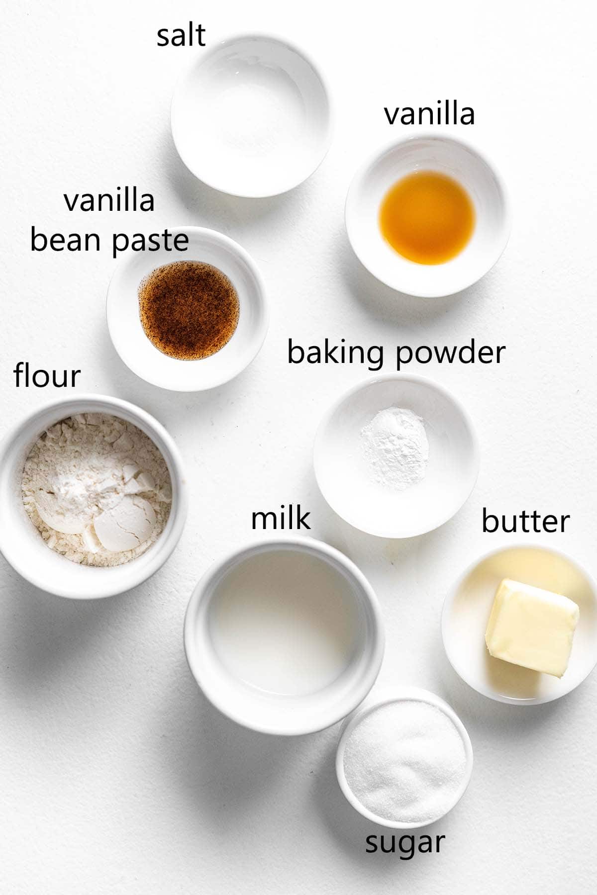 vanilla mug cake ingredients