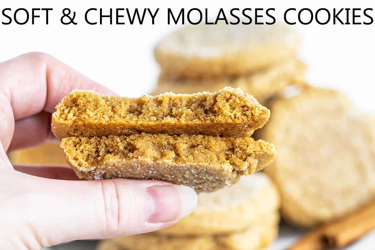 molasses cookies with description