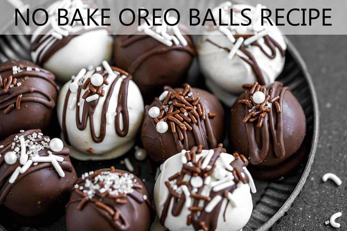 no bake oreo balls recipe with description